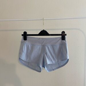 Lululemon Speed Up Shorts size 4 -Women's Light Blue
